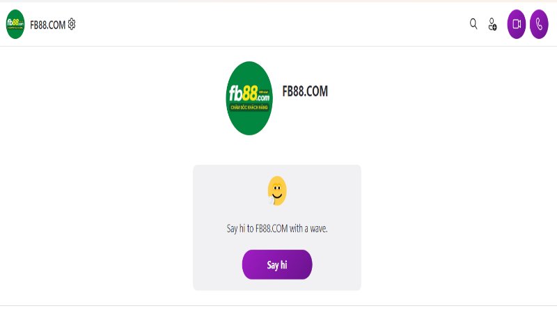 Liên hệ với FB88 qua phần mềm chat Skype