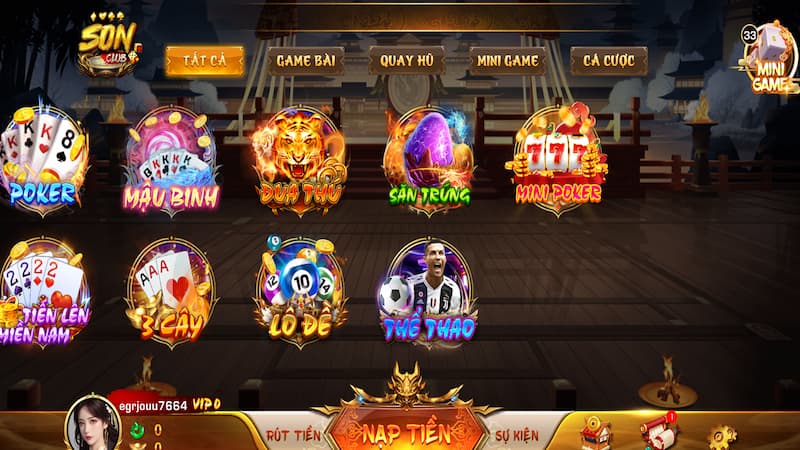 Sonclub - Cổng Game Cá Cược Hàng Đầu Thị Trường 2024 3 Những ưu điểm đang có tại cổng game