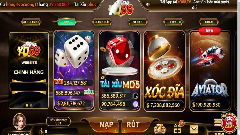 Yo88 - Khám phá các trò chơi trực tuyến chất lượng cao nhất 3 Khám phá kho trò chơi độc đáo của cổng game hàng đầu