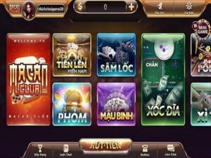 Kho game đa dạng và đẳng cấp tại Macau Club