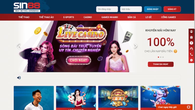 Nhà cái Sin88 - Điểm đến quen thuộc của nhiều thế hệ 3 Sin88 có những game hấp dẫn nào?